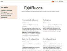 Tablet Screenshot of fightflu.com